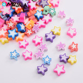 30 kom/lot 10 mm mješovite zvjezdaste perle od polimerske gline Višebojne labave razmaknice za izradu nakita DIY narukvica Ogrlica Dodaci