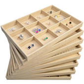 Novi dolazak Umotani platneni nakit Izlog za nakit Posuda za nakit Držač prstena Ogrlice Organizator Narukvice Izlog Kutija za privjeske