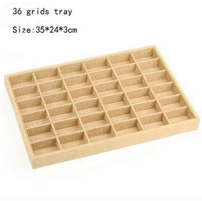 Novi dolazak Umotani platneni nakit Izlog za nakit Posuda za nakit Držač prstena Ogrlice Organizator Narukvice Izlog Kutija za privjeske