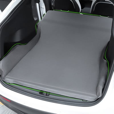 Pentru Tesla Model 3 Model Y 2017-2022 Saltea gonflabilă cu aer pentru camping în aer liber, gonflabilă specială din material de căprioară, pat de călătorie pentru mașină