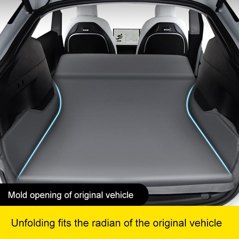 Tesla Model 3 Model Y 2017-2022 felfújható légmatrachoz kültéri kemping felfújható speciális velúr szövet autós utazóágyhoz