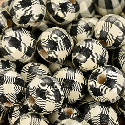 10 kom/lot 15 mm Božićne prirodne drvene perle Snježne pahuljice Razmaknica s uzorkom Rasute perle za izradu nakita DIY ručno rađeni dodaci