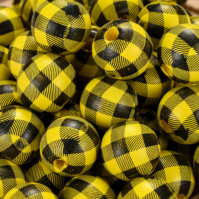 10 kom/lot 15 mm Božićne prirodne drvene perle Snježne pahuljice Razmaknica s uzorkom Rasute perle za izradu nakita DIY ručno rađeni dodaci