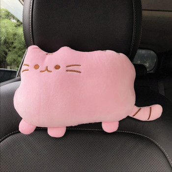 Creative Cartoon Cute Cat Auto Car Seat Head Neck Rest Μαξιλάρι Προσκέφαλου Μαξιλάρι βελούδινου μαξιλαριού αυτοκινήτου Μαξιλάρι ασφαλείας Αξεσουάρ αυτοκινήτου