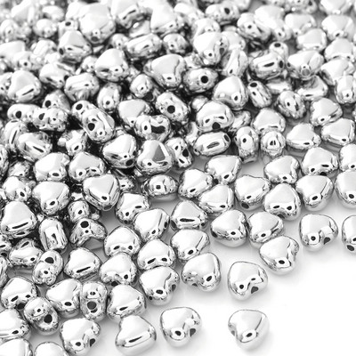 200-600 komada 6 mm CCB šarm razmaknice perle u obliku srca labave perle ručno izrađene za DIY izradu nakita Pronalaženje pribora Dodaci