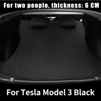 Tesla Model 3 Model Y 2017-2022 felfújható légmatrachoz kültéri kemping felfújható speciális velúr szövet autós utazóágyhoz