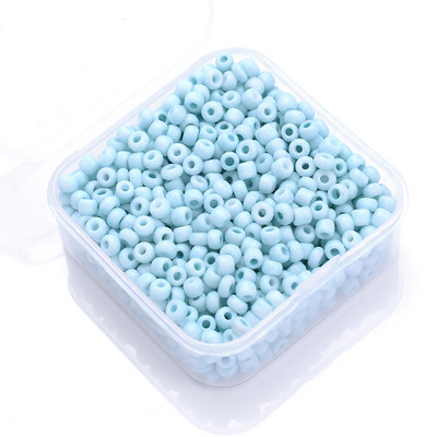 1000 бр./компл. бонбонени цветни мъниста Комплект мъниста Macaron Spacer Beads Box Charms за изработка на бижута Направи си сам Гривна Аксесоари за колие