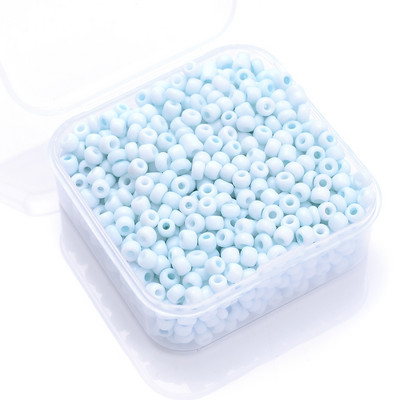 1000 бр./компл. бонбонени цветни мъниста Комплект мъниста Macaron Spacer Beads Box Charms за изработка на бижута Направи си сам Гривна Аксесоари за колие