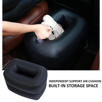 Φουσκωτό μαξιλαράκι κρεβατιού αυτοκινήτου ταξιδιού RV με αντλία PVC πολλαπλών χρήσεων φορητό πίσω κάθισμα αυτοκινήτου Blow Up Sleeping air στρώμα για κάμπινγκ