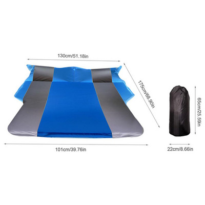 Automobil Krevet na napuhavanje SUV Automobilski madrac Stražnji red Automobil Putna podloga za spavanje Off-road Zračni krevet Prostirka za kampiranje Zračni madrac Auto pribor