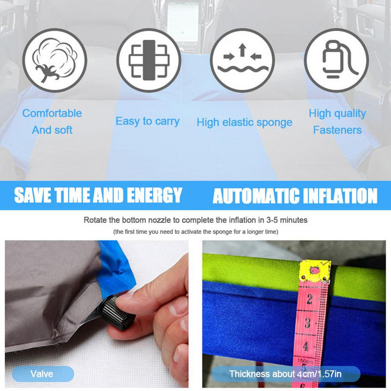 Automobil Krevet na napuhavanje SUV Automobilski madrac Stražnji red Automobil Putna podloga za spavanje Off-road Zračni krevet Prostirka za kampiranje Zračni madrac Auto pribor