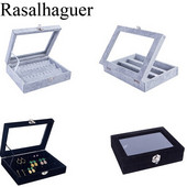 Ofertă fierbinte Cercei Cutie de bijuterii Inele Știfturi Colier Suport pentru machiaj Carcasă Choker Organizator Femei Ambalaj pentru depozitare bijuterii