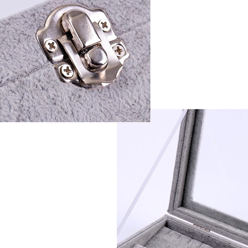 Ofertă fierbinte Cercei Cutie de bijuterii Inele Știfturi Colier Suport pentru machiaj Carcasă Choker Organizator Femei Ambalaj pentru depozitare bijuterii