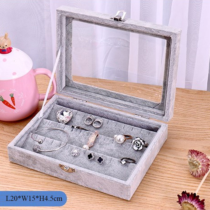 Ofertă fierbinte Cercei Cutie de bijuterii Inele Știfturi Colier Suport pentru machiaj Carcasă Choker Organizator Femei Ambalaj pentru depozitare bijuterii