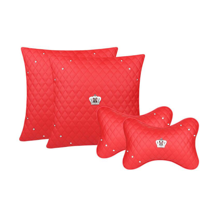 Automobilio galvos atramos Pagalvės Juosmens pagalvėlės Oda Karūnėlė Automobilio saugos diržas Automobilio sėdynėje Kaklo Pagalvės Atlošas Four Seasons Auto Priedai