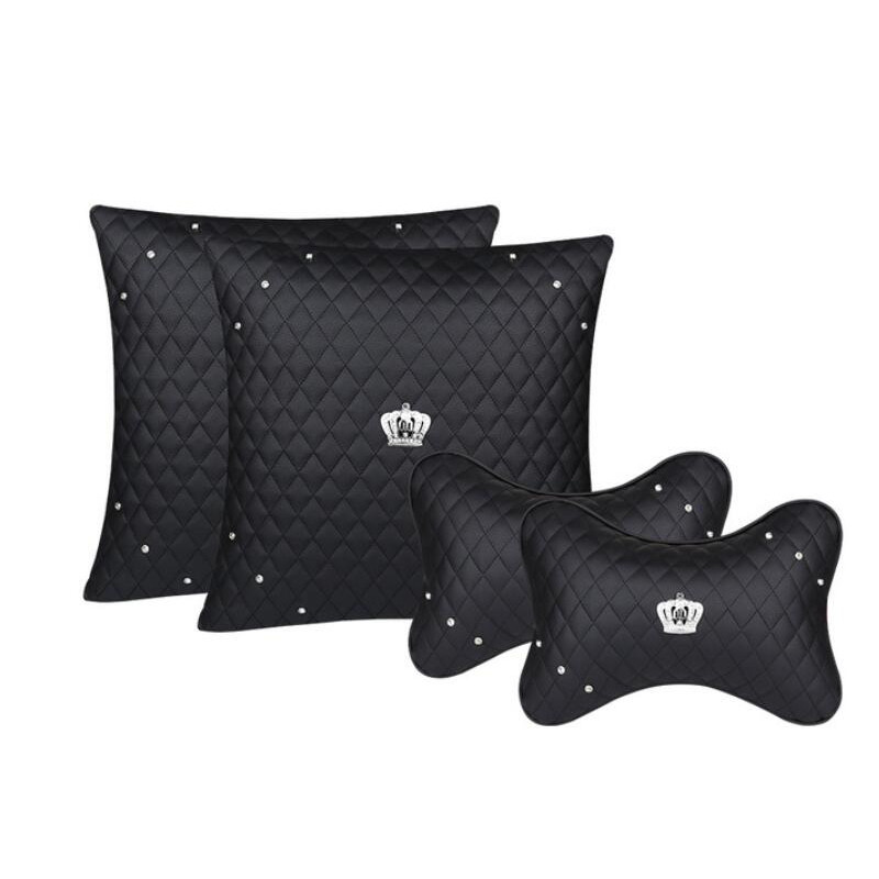 Automobilio galvos atramos Pagalvės Juosmens pagalvėlės Oda Karūnėlė Automobilio saugos diržas Automobilio sėdynėje Kaklo Pagalvės Atlošas Four Seasons Auto Priedai