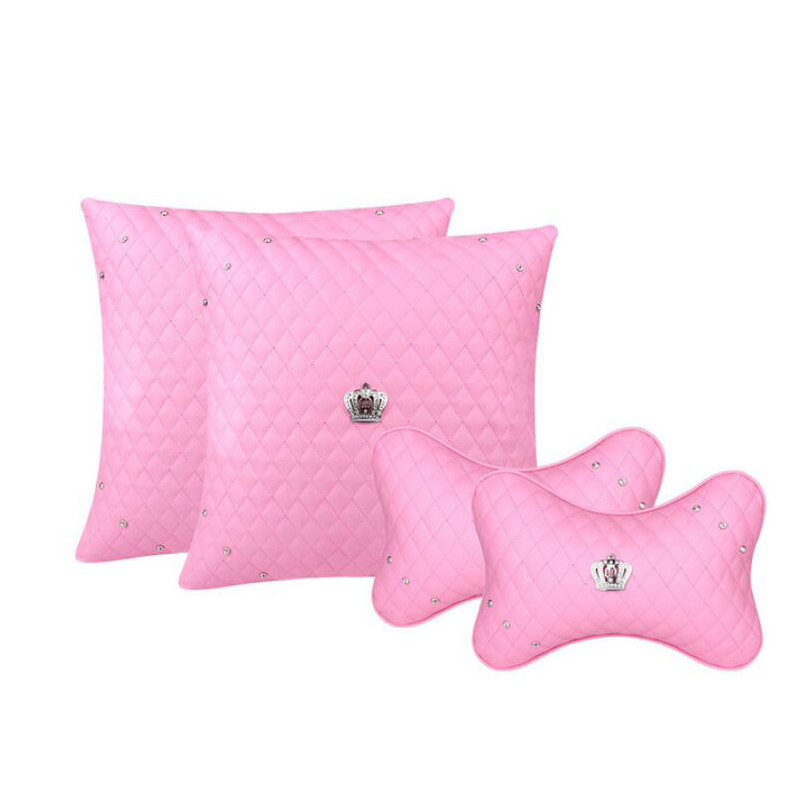 Automobilio galvos atramos Pagalvės Juosmens pagalvėlės Oda Karūnėlė Automobilio saugos diržas Automobilio sėdynėje Kaklo Pagalvės Atlošas Four Seasons Auto Priedai