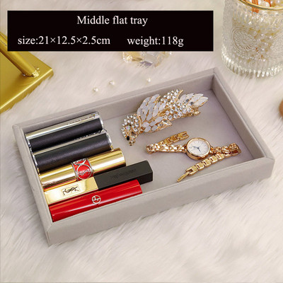 Fekete/szürke S/L ékszertároló doboz Gyűrű karkötő Ajándékdoboz Ékszer Szervező Fülbevaló Tartó Tálca Kis méret Elfér a legtöbb helyiségben