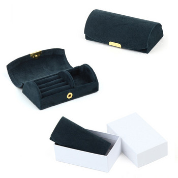 2022 Mini Velvet Romantic Box PU Storage PU Jewelry Box Χονδρικό δαχτυλίδι Creative Portable Travel Storage Box Earrings