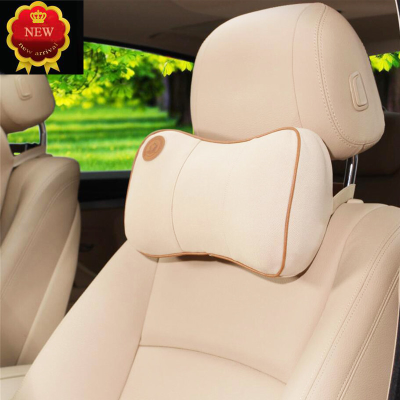 CDCOTN automobilių galvos atramos pagalvėlė pagalvė, kaklo atrama, atmintis, medvilninis audinio dangtelis, minkštas galvos atramas kelionei Automobilių automobilių priedai