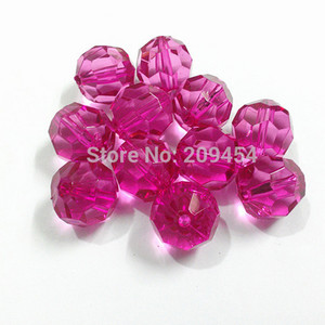 Χονδρική πώληση 6mm/8mm/10mm/12mm/14mm/16mm/18mm/20mm Διαφανείς ακρυλικές χάντρες μεγάλης όψης για κοσμήματα μόδας/DIY/Σχέδιο τσαντών με χάντρες