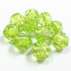 Χονδρική πώληση 6mm/8mm/10mm/12mm/14mm/16mm/18mm/20mm Διαφανείς ακρυλικές χάντρες μεγάλης όψης για κοσμήματα μόδας/DIY/Σχέδιο τσαντών με χάντρες