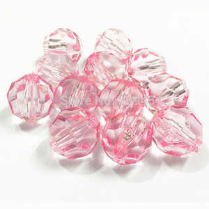 Χονδρική πώληση 6mm/8mm/10mm/12mm/14mm/16mm/18mm/20mm Διαφανείς ακρυλικές χάντρες μεγάλης όψης για κοσμήματα μόδας/DIY/Σχέδιο τσαντών με χάντρες