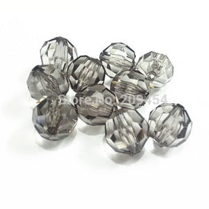 Χονδρική πώληση 6mm/8mm/10mm/12mm/14mm/16mm/18mm/20mm Διαφανείς ακρυλικές χάντρες μεγάλης όψης για κοσμήματα μόδας/DIY/Σχέδιο τσαντών με χάντρες