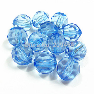 Χονδρική πώληση 6mm/8mm/10mm/12mm/14mm/16mm/18mm/20mm Διαφανείς ακρυλικές χάντρες μεγάλης όψης για κοσμήματα μόδας/DIY/Σχέδιο τσαντών με χάντρες