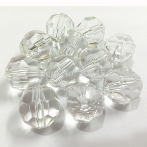 Χονδρική πώληση 6mm/8mm/10mm/12mm/14mm/16mm/18mm/20mm Διαφανείς ακρυλικές χάντρες μεγάλης όψης για κοσμήματα μόδας/DIY/Σχέδιο τσαντών με χάντρες