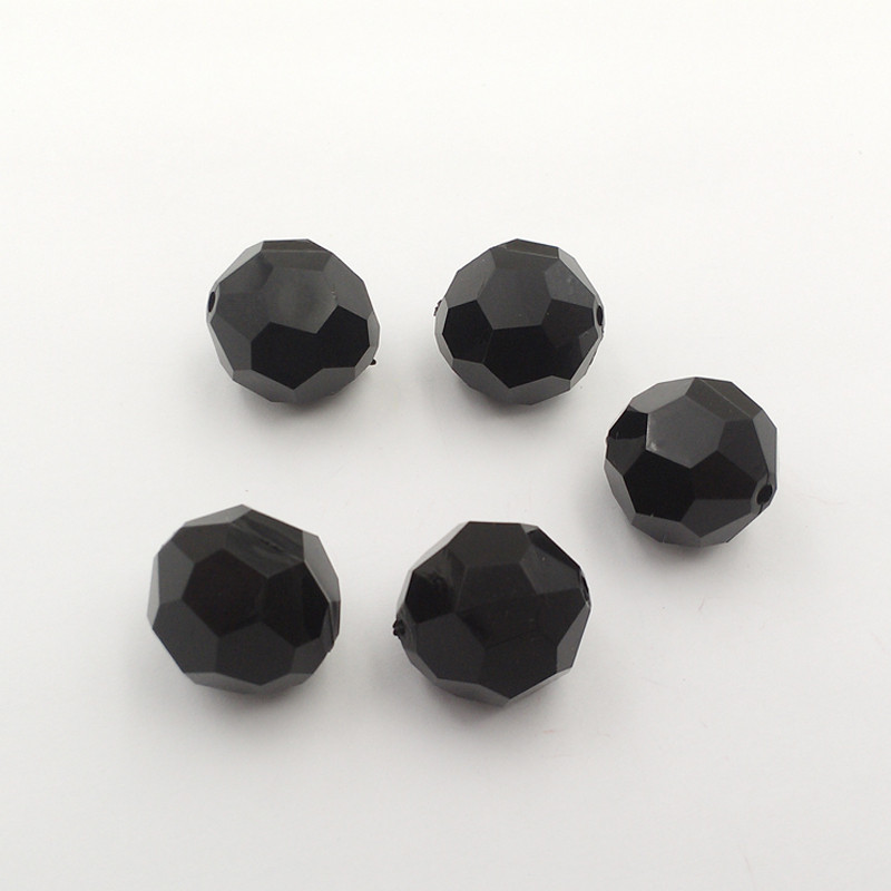 Χονδρική πώληση 6mm/8mm/10mm/12mm/14mm/16mm/18mm/20mm Διαφανείς ακρυλικές χάντρες μεγάλης όψης για κοσμήματα μόδας/DIY/Σχέδιο τσαντών με χάντρες