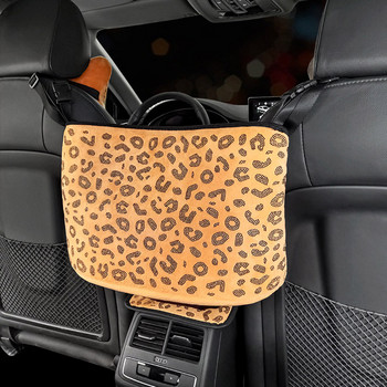 Luxury Crystal Leopard Headrest Car Μαξιλάρι λαιμού Universal ρυθμιζόμενο μαξιλάρι αυτοκινήτου Μαξιλάρι στηρίγματος λαιμού για κορίτσι δώρο Styling αυτοκινήτου