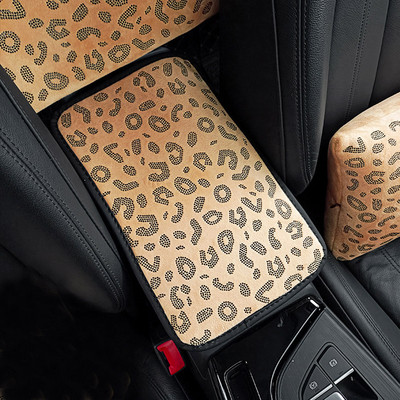 Luxus Crystal Leopard autós fejtámla nyakpárna univerzális állítható autós párna nyaktámasz párna hölgyeknek ajándék autós stílushoz