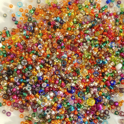 40 g mješovitih boja, veličina i oblika Total Loose Austrijske staklene perle za dječji pribor za izradu nakita DIY