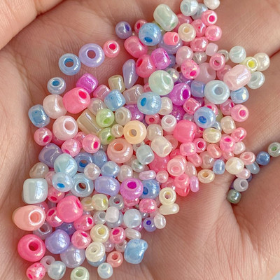 40 g mješovitih boja, veličina i oblika Total Loose Austrijske staklene perle za dječji pribor za izradu nakita DIY