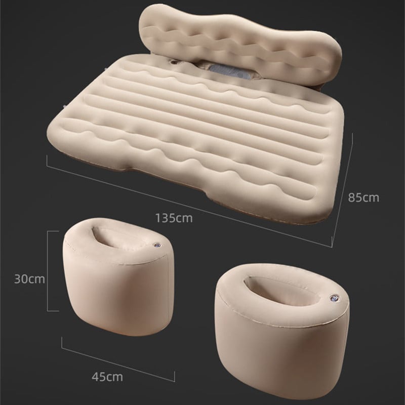 53.1x33.5 inch Sleep Blow Up Pad pentru pat mașină scaun din spate Saltea gonflabilă cu aer pentru vacanță pentru camping, potrivită pentru toate modelele de mașină SUV EV