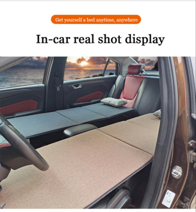 64.9" x 21.25" Prijenosno vozilo na napuhavanje, sklopivi krevet za SUV Ev automobil s vanjskim ribolovom, kampiranjem na dugim putovanjima