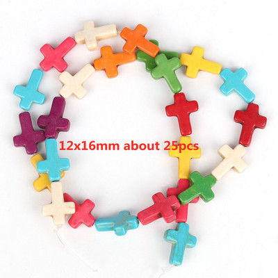 Πολλαπλά στυλ Αστερίας Κρανίο Χαουλίτης Φύλλων Σταυρός Φυσικό Λευκό Τυρκουάζ Χάντρες Χαλαρές Χάντρες Διάστημα για Κατασκευή κοσμημάτων DIY