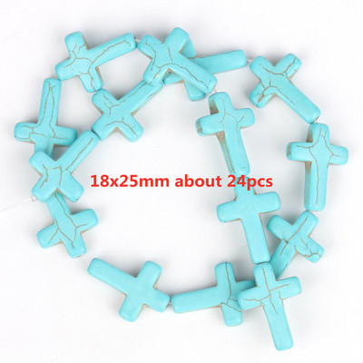 Πολλαπλά στυλ Αστερίας Κρανίο Χαουλίτης Φύλλων Σταυρός Φυσικό Λευκό Τυρκουάζ Χάντρες Χαλαρές Χάντρες Διάστημα για Κατασκευή κοσμημάτων DIY