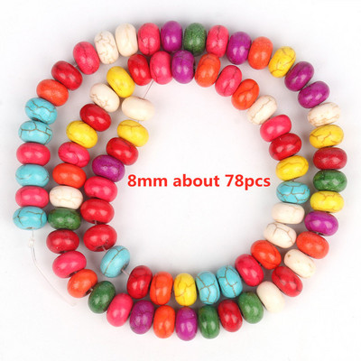 Πολλαπλά στυλ Αστερίας Κρανίο Χαουλίτης Φύλλων Σταυρός Φυσικό Λευκό Τυρκουάζ Χάντρες Χαλαρές Χάντρες Διάστημα για Κατασκευή κοσμημάτων DIY