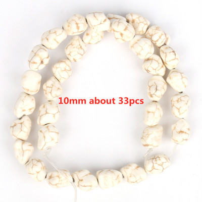 Πολλαπλά στυλ Αστερίας Κρανίο Χαουλίτης Φύλλων Σταυρός Φυσικό Λευκό Τυρκουάζ Χάντρες Χαλαρές Χάντρες Διάστημα για Κατασκευή κοσμημάτων DIY