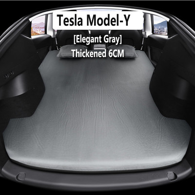 Kempingautó matrac Felfújható légmatrac Tesla Model 3 Model Y-hez Légszivattyús Csomagtartó Ágy Velúr SUV Autós Utazási Alvó