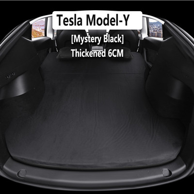 Kempingautó matrac Felfújható légmatrac Tesla Model 3 Model Y-hez Légszivattyús Csomagtartó Ágy Velúr SUV Autós Utazási Alvó