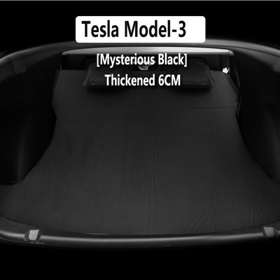 Kempingautó matrac Felfújható légmatrac Tesla Model 3 Model Y-hez Légszivattyús Csomagtartó Ágy Velúr SUV Autós Utazási Alvó