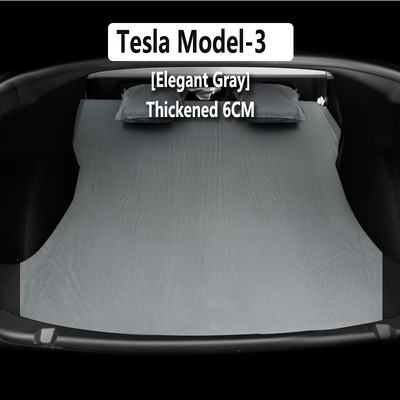 Kempingautó matrac Felfújható légmatrac Tesla Model 3 Model Y-hez Légszivattyús Csomagtartó Ágy Velúr SUV Autós Utazási Alvó