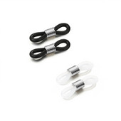 50 бр./лот черно-бели прозрачни спортни очила, въже, вериги за очила, аксесоари за очила, държачи за очила, конектор за очила