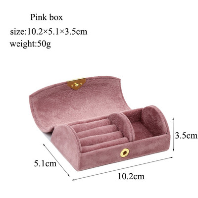 Dydis S/M/L Papuošalų laikiklis Rodyti Kelioninių papuošalų Dėžutės Kelioninės Nešiojamos Papuošalų Dėžutės PU Sandėliavimo Organizatorius Auskarų laikiklis