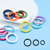 5 vnt. Daugiaspalviai metaliniai spyruokliniai užsegimai, atidaromi apvalūs karabinai, raktų pakabuko maišelio spaustukai kabliukai šunų grandinės sagtys, jungtis, skirta „pasidaryk pats“ papuošalams