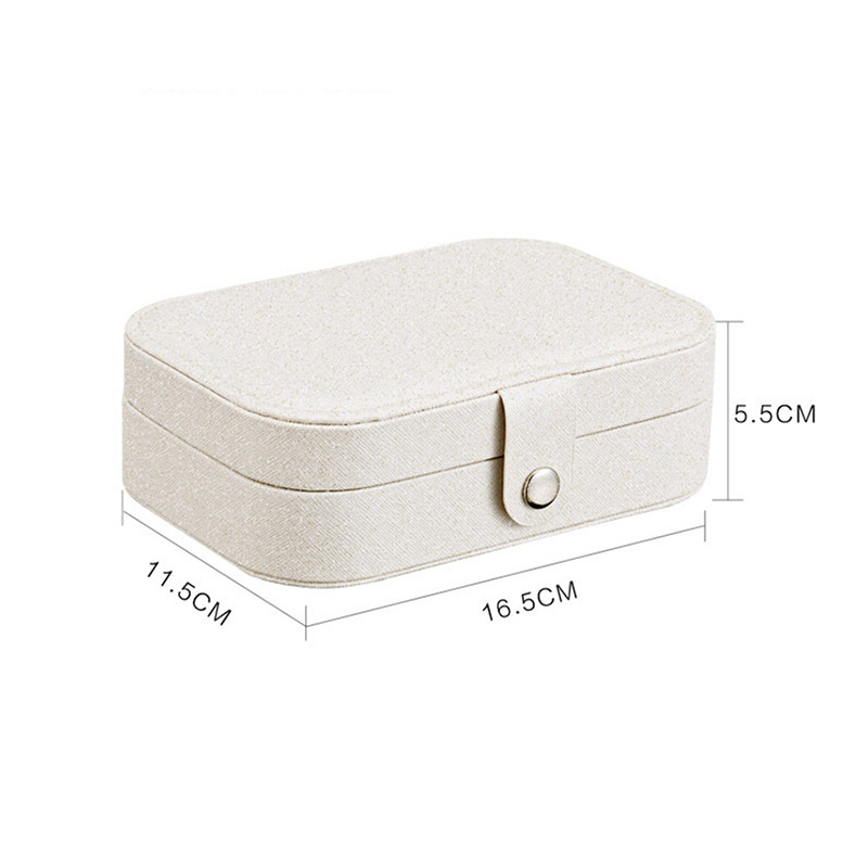 2022 m. Naujas papuošalų organizatorius auskarų žiedas karoliai ekrano laikymo dėklas moterims dovanos PU odinė nešiojama papuošalų dėžutė