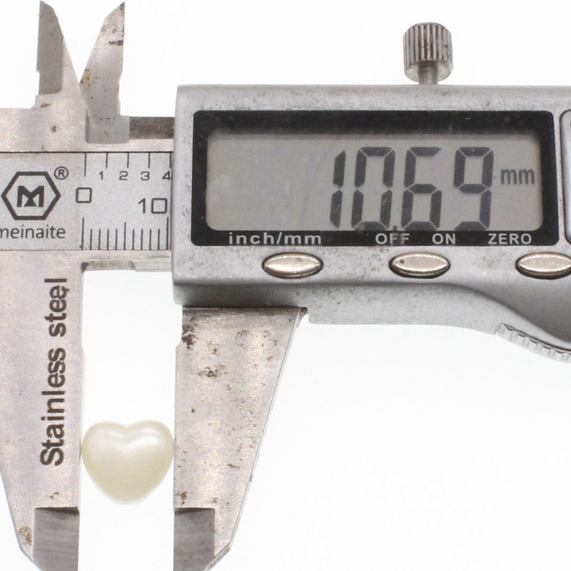 CHONGAI 50Vnt Širdies gėlė kriaukle akrilo karoliukai DIY perlų imitacijos stiliaus gaminimas karoliai apyrankės papuošalai priedai 10x11mm